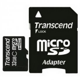 Transcend MicroSDHC 32Gb class 10 + SD-adapter